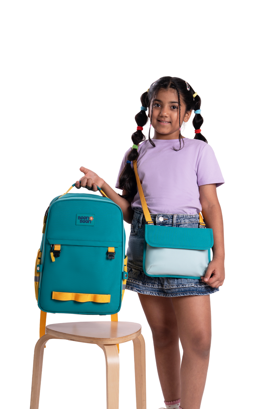 Boon & Boon Discovery school bag in Jade Teal for kids aged 7 - 11