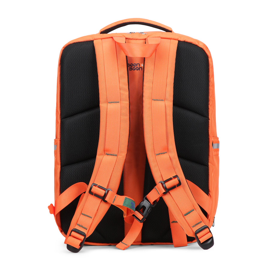 Boon & Boon Origin school bag in Orange for kids aged 7-11