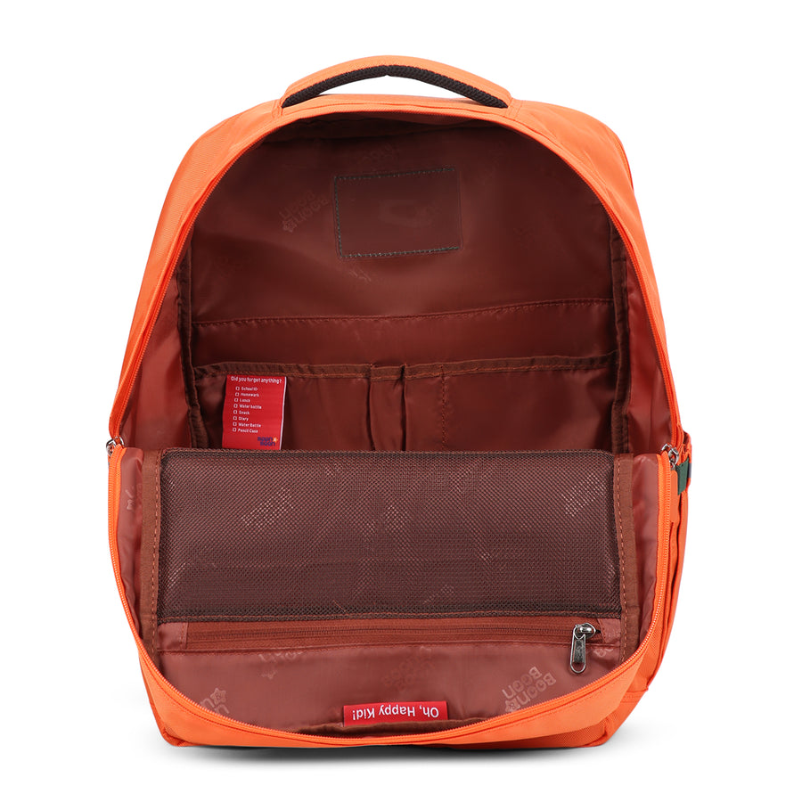 Boon & Boon Origin school bag in Orange for kids aged 7-11