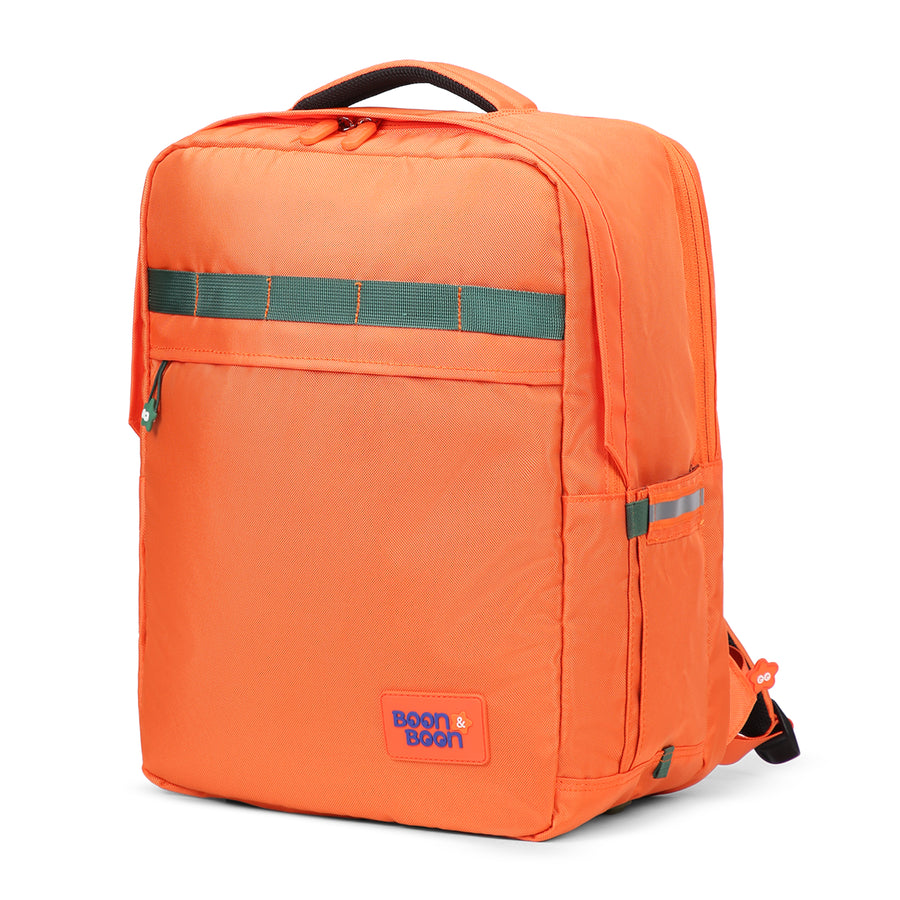 Boon & Boon Origin school bag in Orange for kids aged 7-11